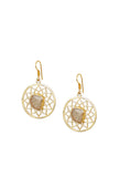 Faith Gold-Plated Brass Earrings