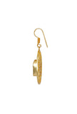 Faith Gold-Plated Brass Earrings