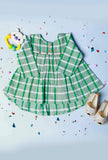 Green Gamcha Frock
