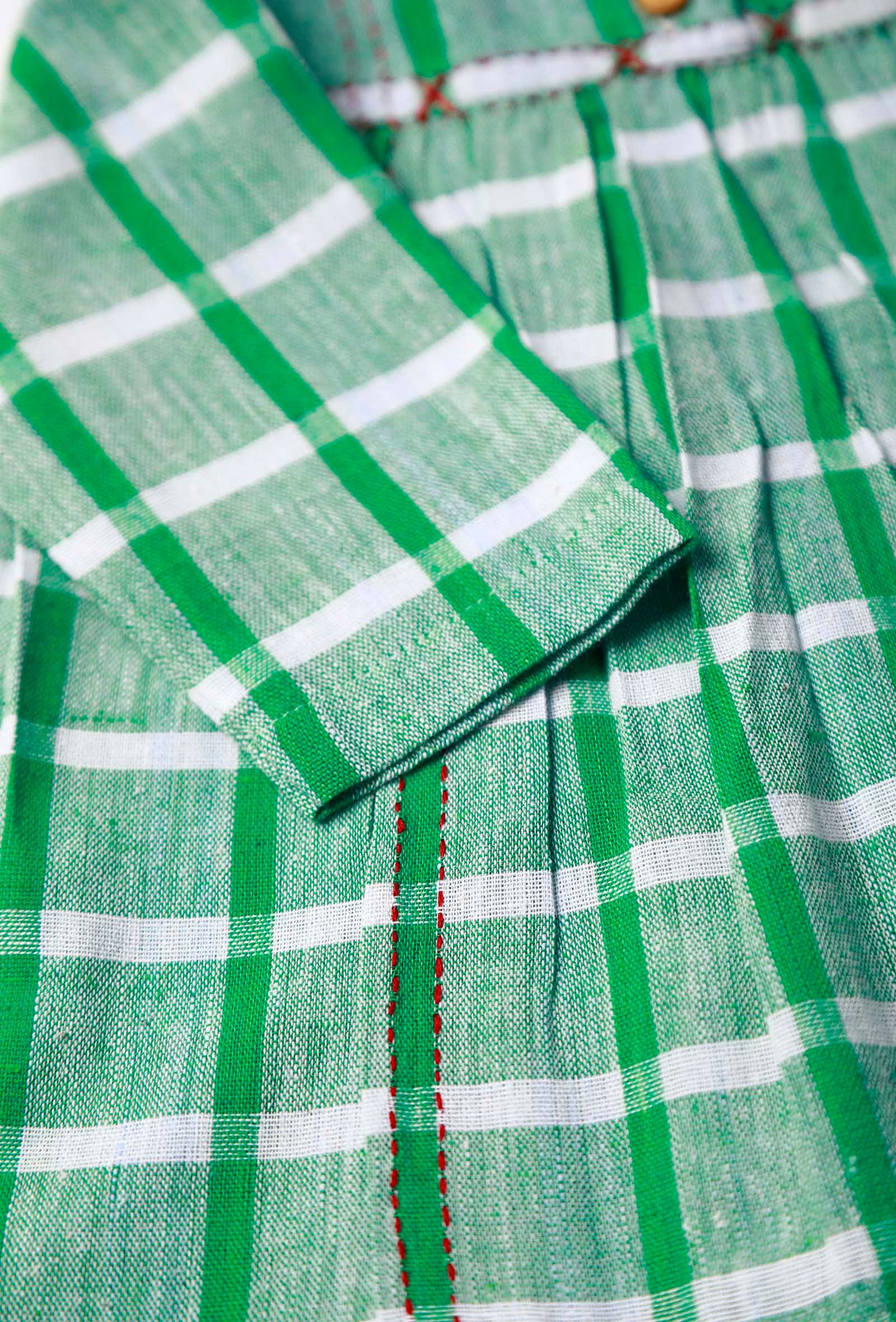 Green Gamcha Frock