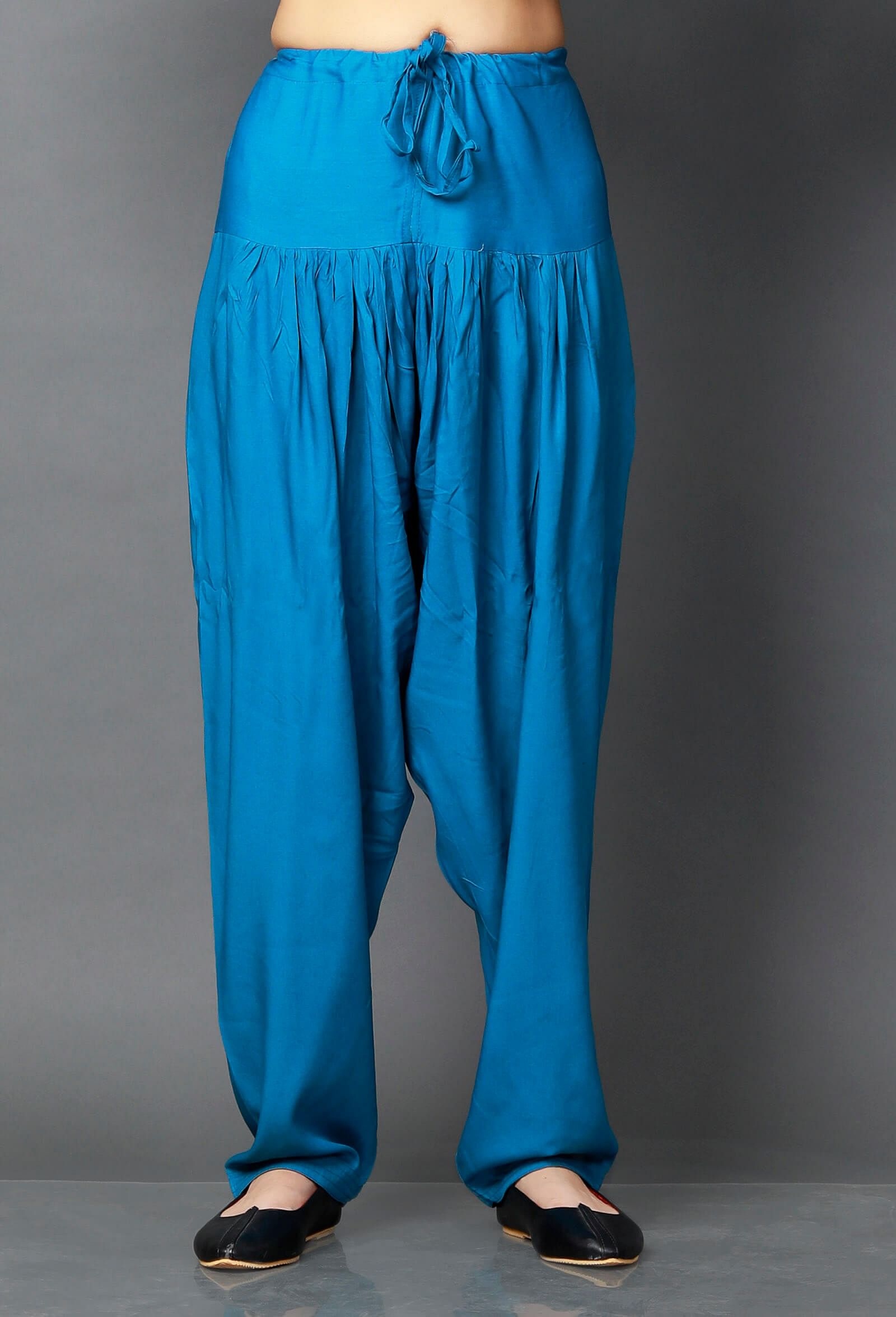 Blue Bamboo Cotton Salwar