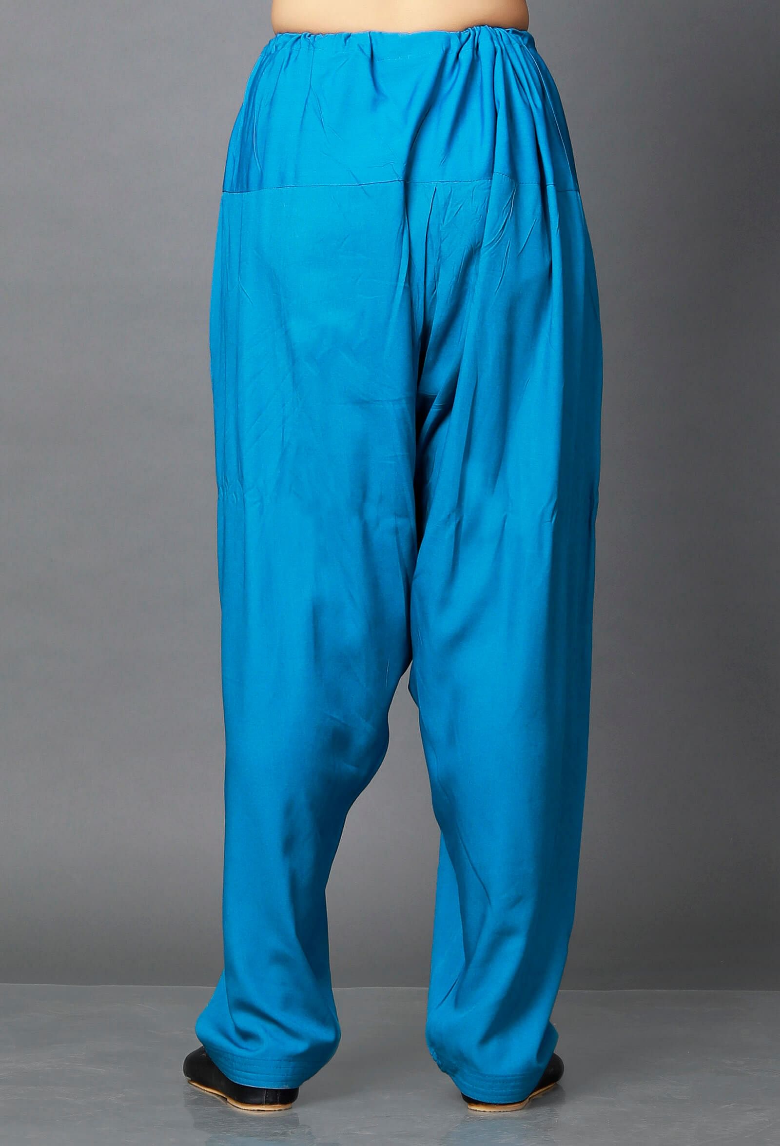 Blue Bamboo Cotton Salwar