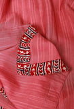 Set of 3: Pink Bamboo Kurta/Pallazo and Eucallyptus Dupatta