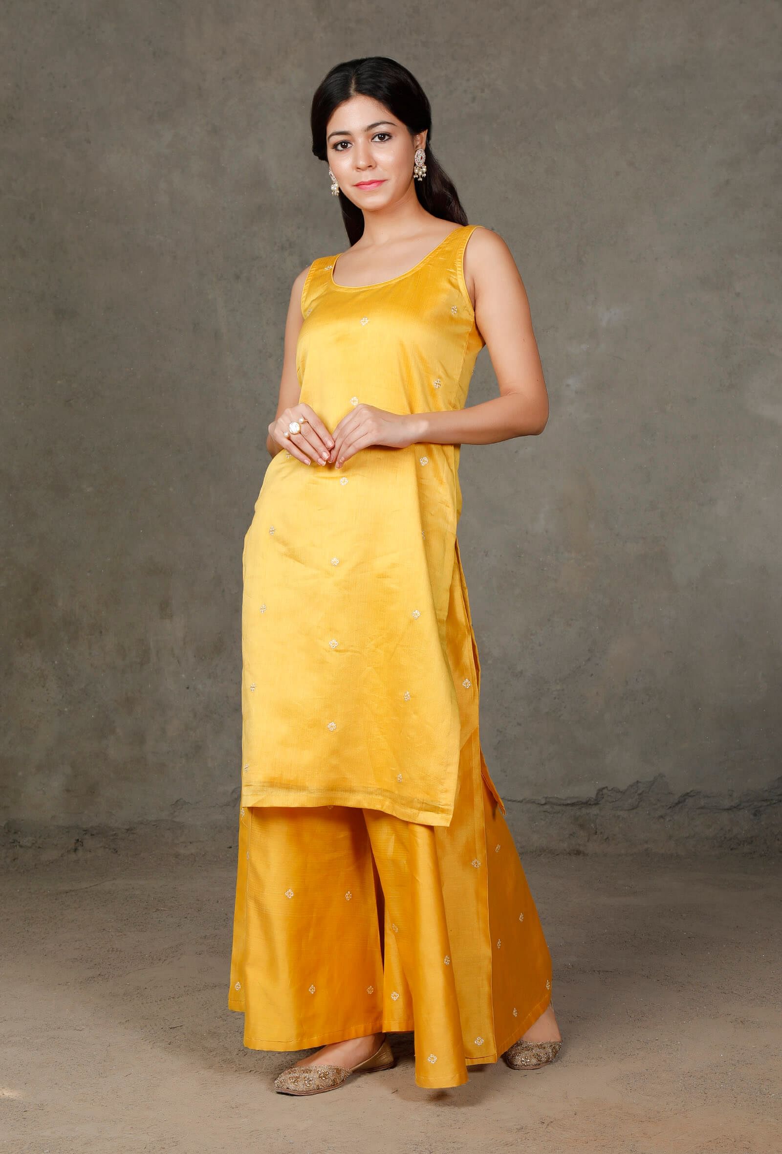 Tuscan Chanderi Kurta