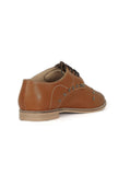 Tawny Oxford Shoes With Bullet Studs