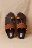 Umber Handcrafted Cruelty-Free Leather Kolhapuri Inspired Chappals