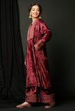 Set of 2 : Wine Velvet Phiran and Wine Velvet  Pallazo