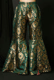 Green Banarasi Brocade Sharara