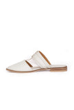 White Safed Braided Sliders