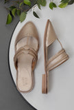 Golden Sunheri Braided Sliders