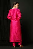 Pink Raw Silk Kurta
