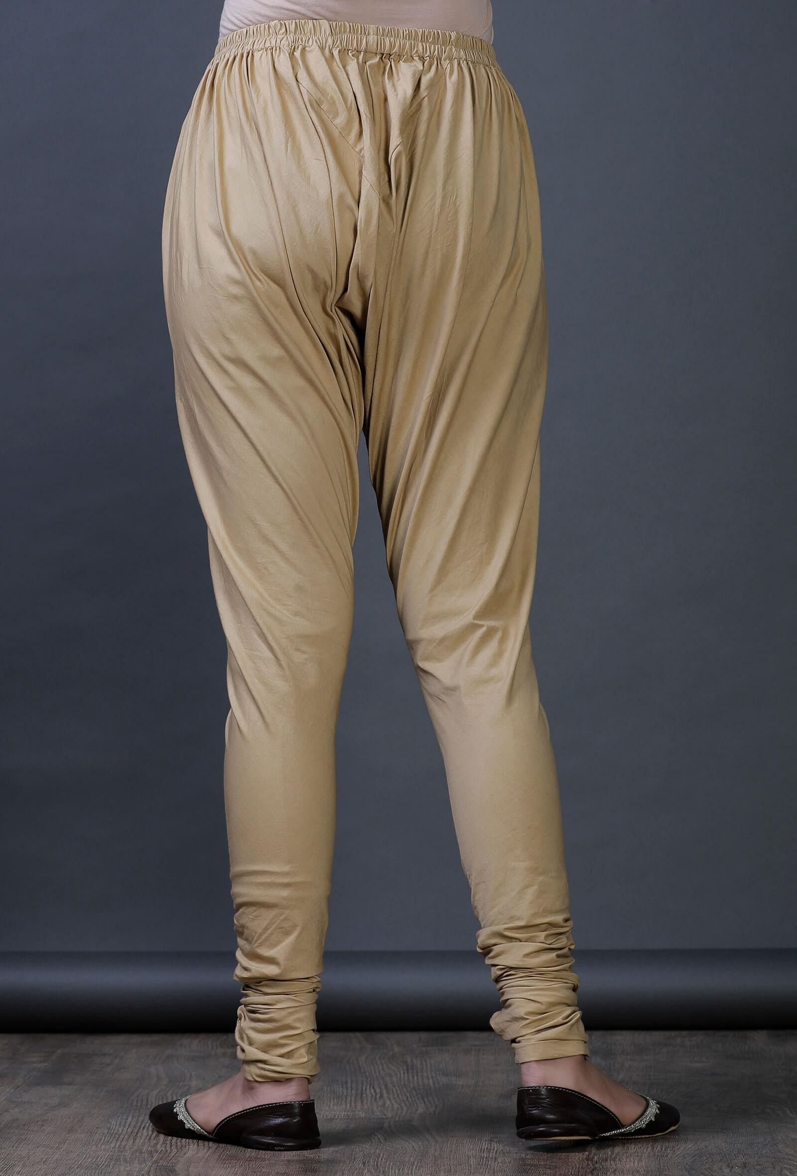 Beige Modal Viscose Chooridaar