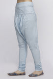 Blue Cotton Chooridar