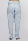 Blue Cotton Chooridar