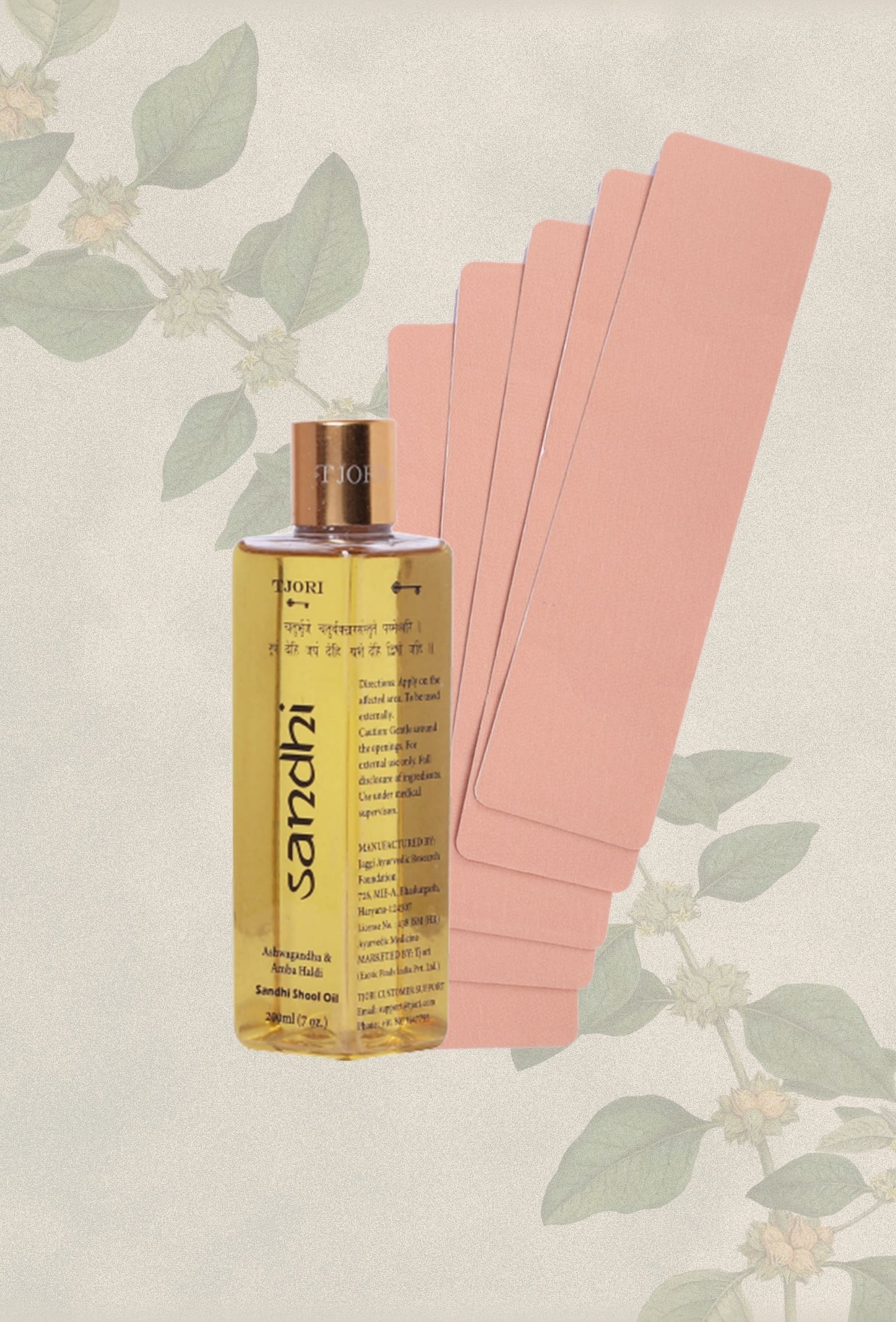 Set of 2: Sandhi Shool Oil With Patches (200ML)