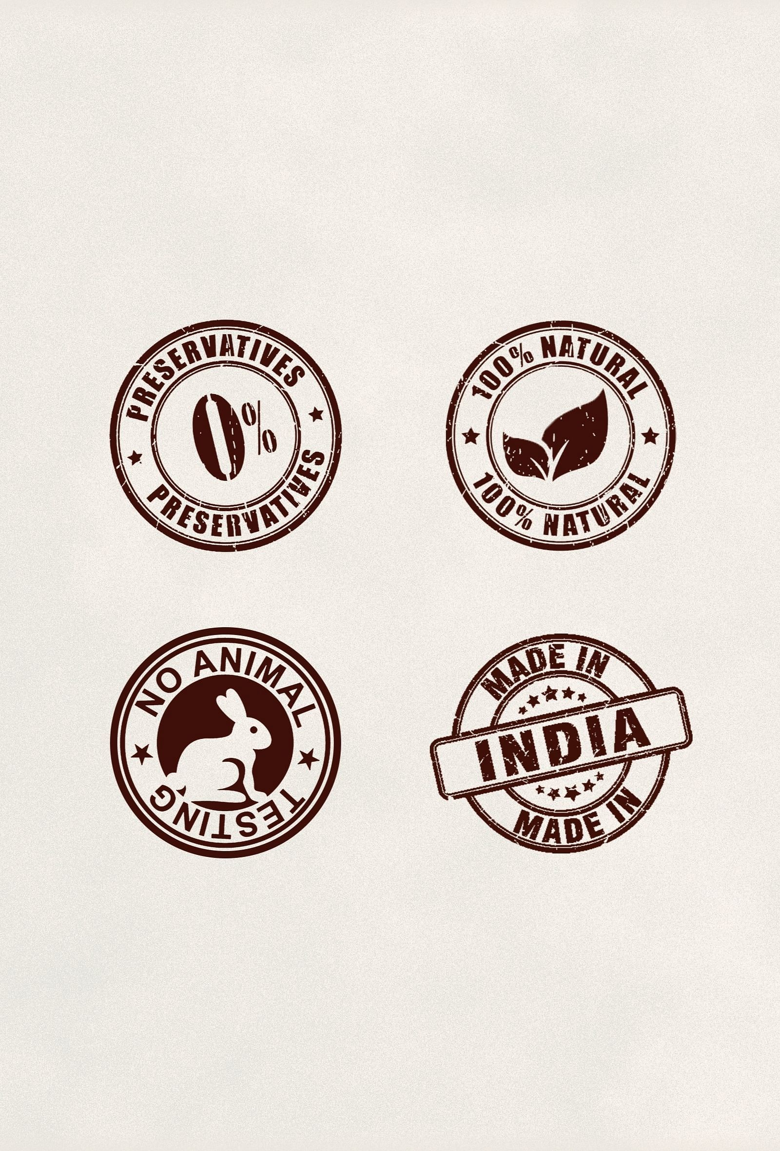 Set of 5: 100% Copper Tongue Scrapper