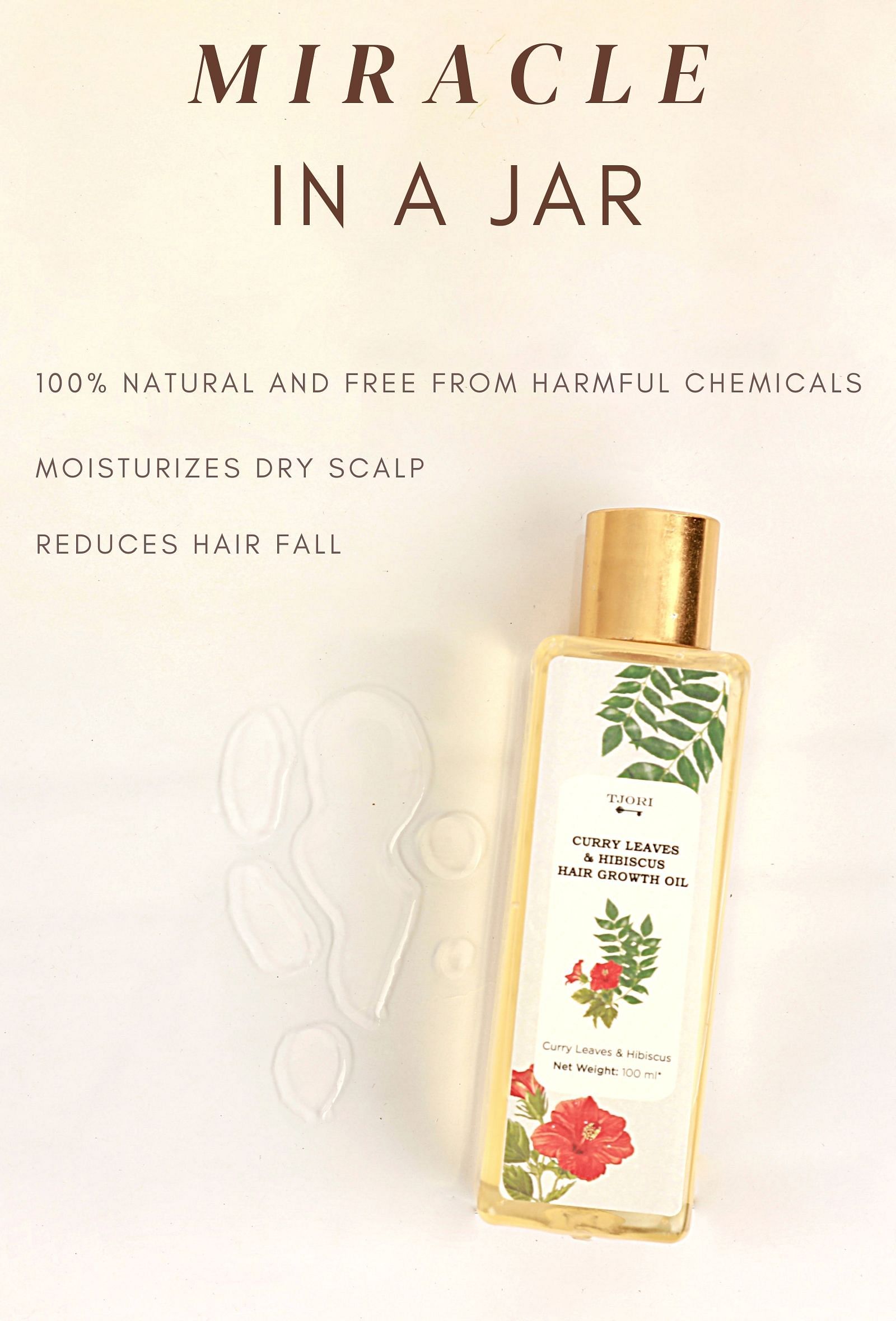Curry Leaves & Hibiscus Hair Growth Oil 100ml
