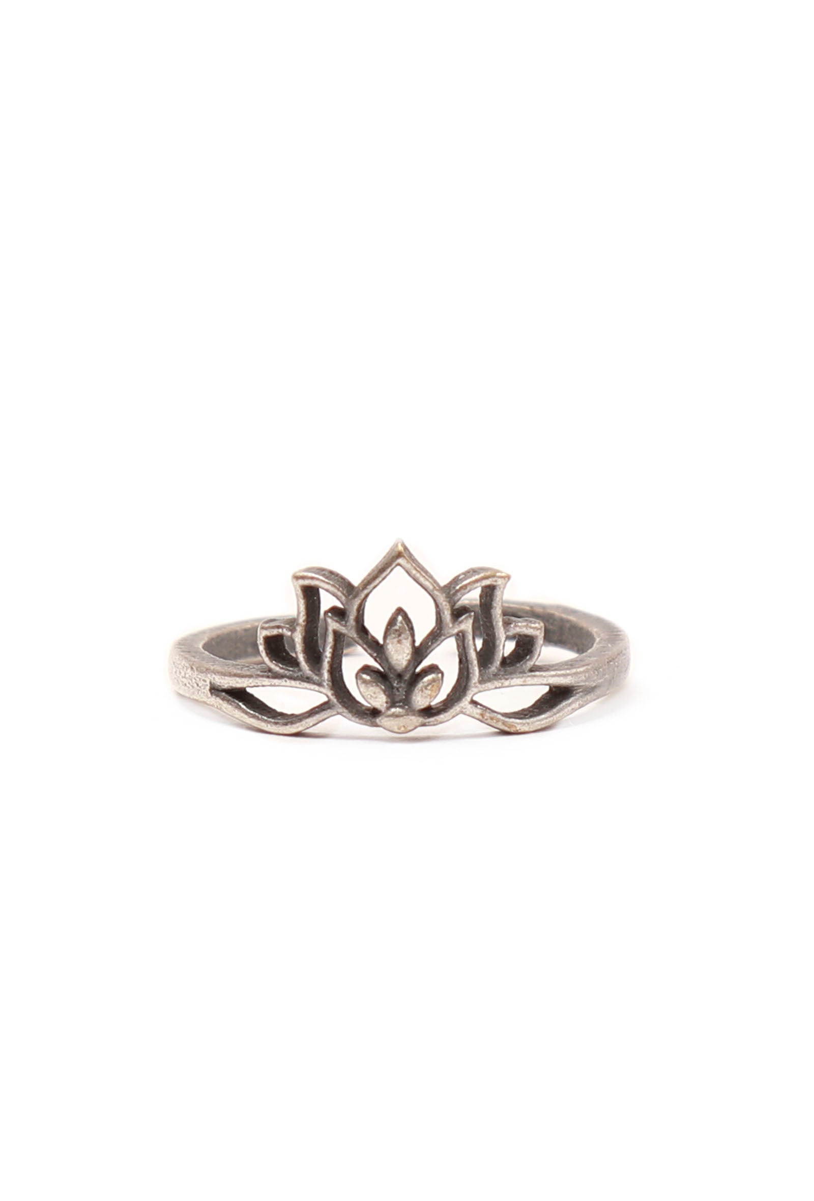 Set of 4: Lotus Silver Brass Toering