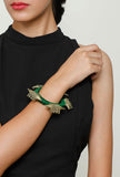 Warrior Jewellery Inspired Green Bangle