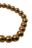 Gold Metallic Beads Bracelet