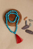 Blue Lava Chanting Beads