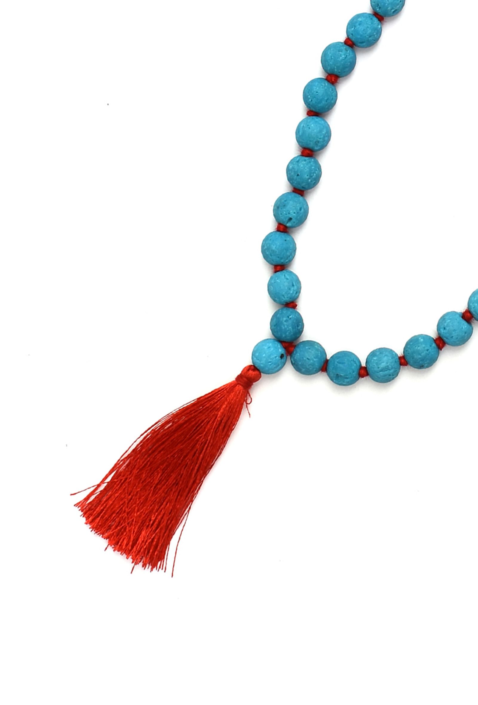 Blue Lava Chanting Beads