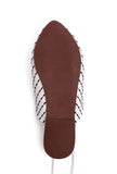 Mermaid White Cruelty Free Leather Mules