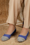Ink Blue Pure Hemp Ballerinas