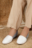 Irish White and Black Pure Hemp Loafers