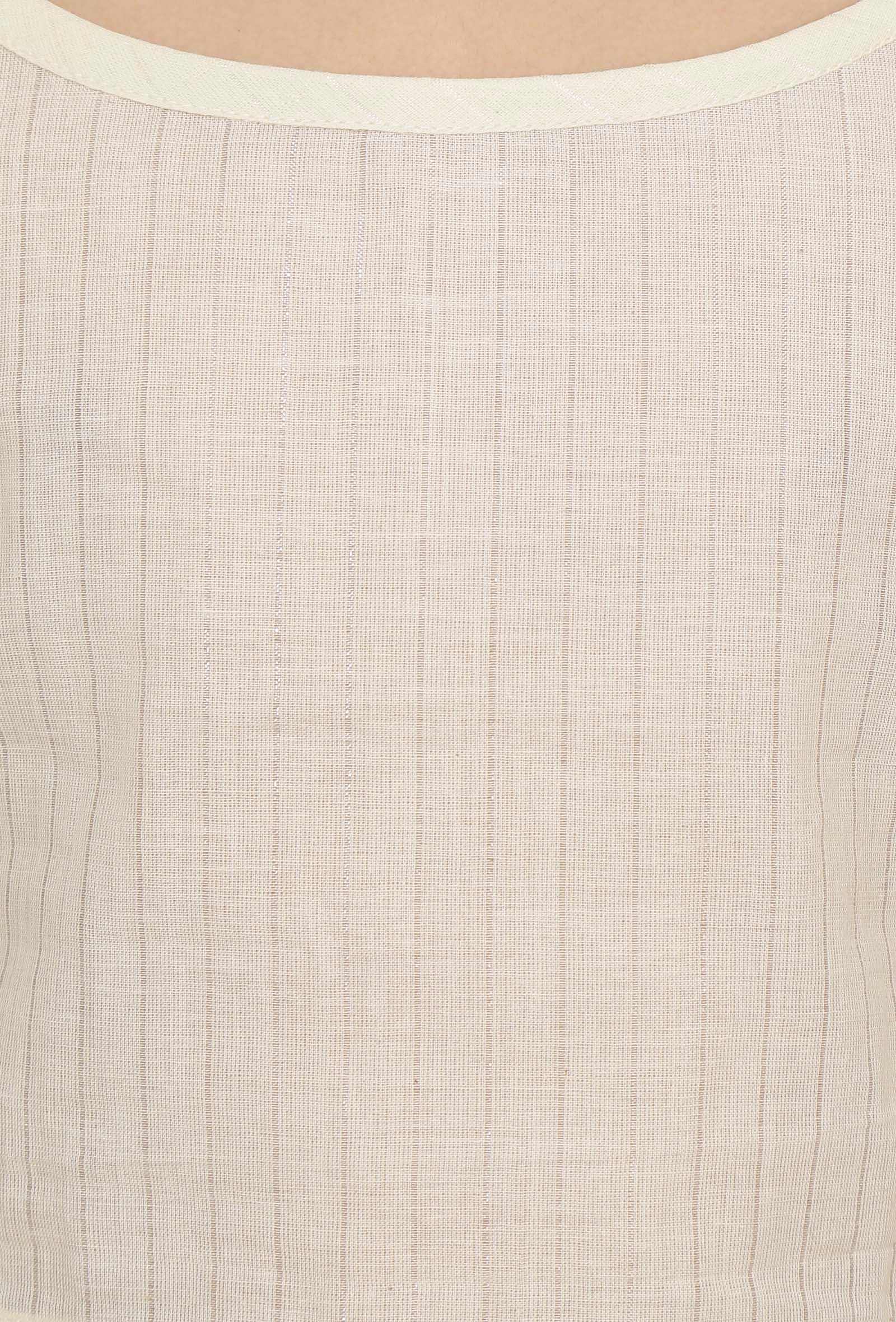 Set of 3: Classic White Cotton Blouse with Skirt and Dupatta
