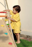 Set Of 2: Sunshine Yellow Cotton Shirt And Yellow Short