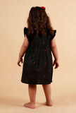 Black Sleeveless Cotton Dress