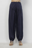 Aegean Blue Plain Cotton Salwar