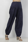 Aegean Blue Plain Cotton Salwar