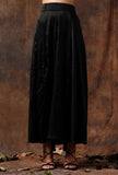 Black Satin Pallazo
