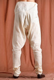Off White Cotton Churidar Pants
