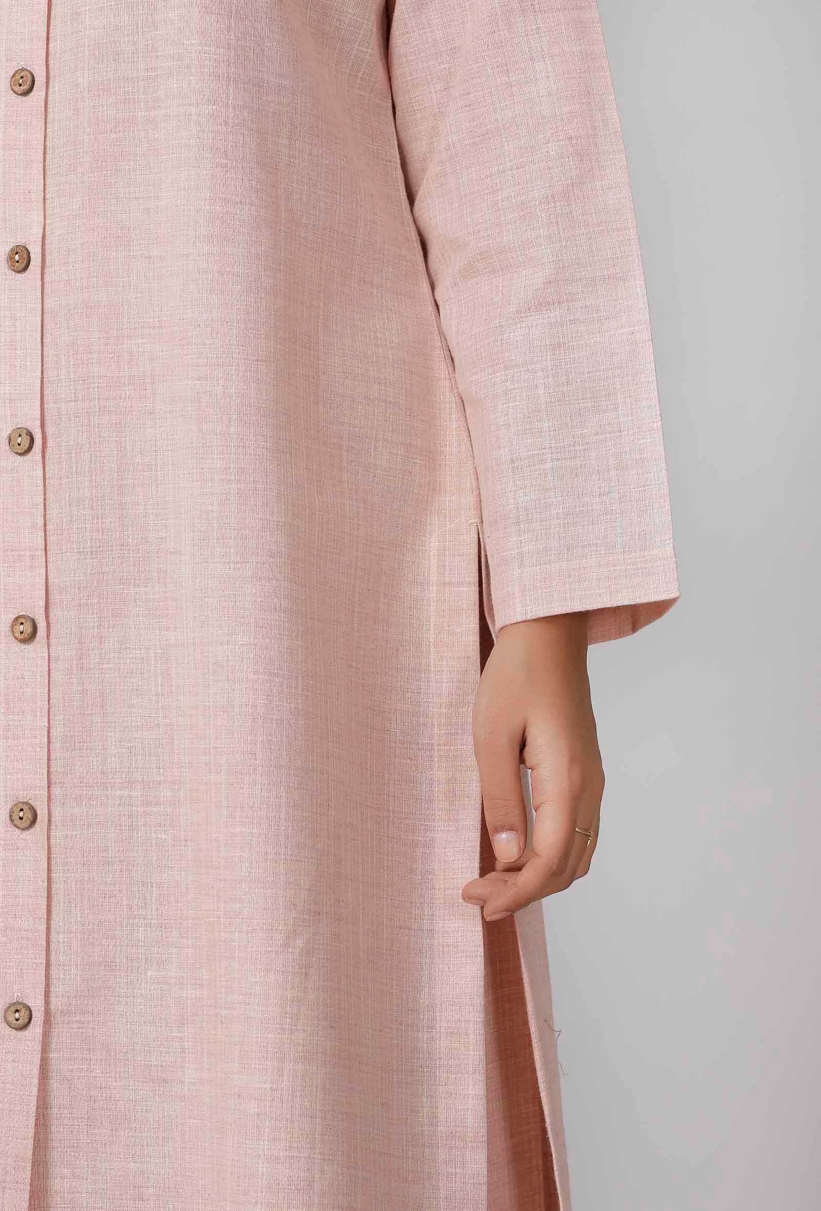 Rose Pink Long Kurta