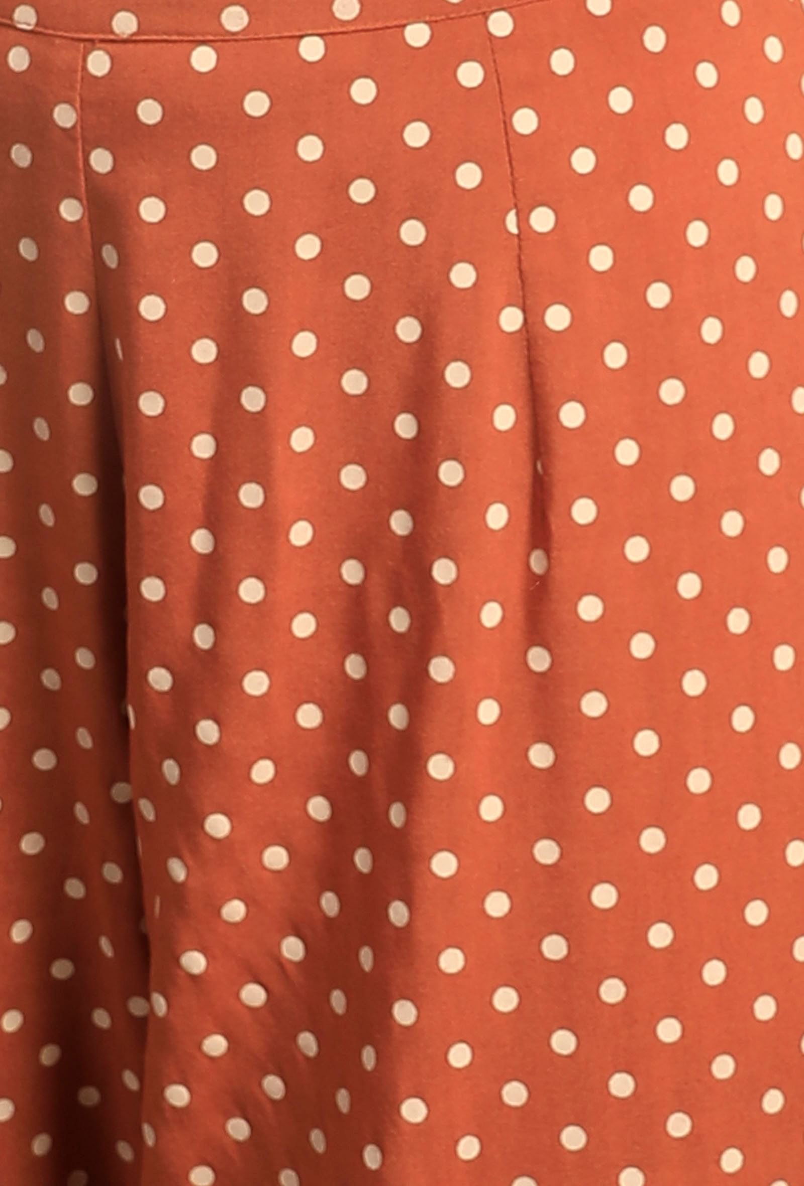 Rust Orange Hand Block Printed Palazzo Pants