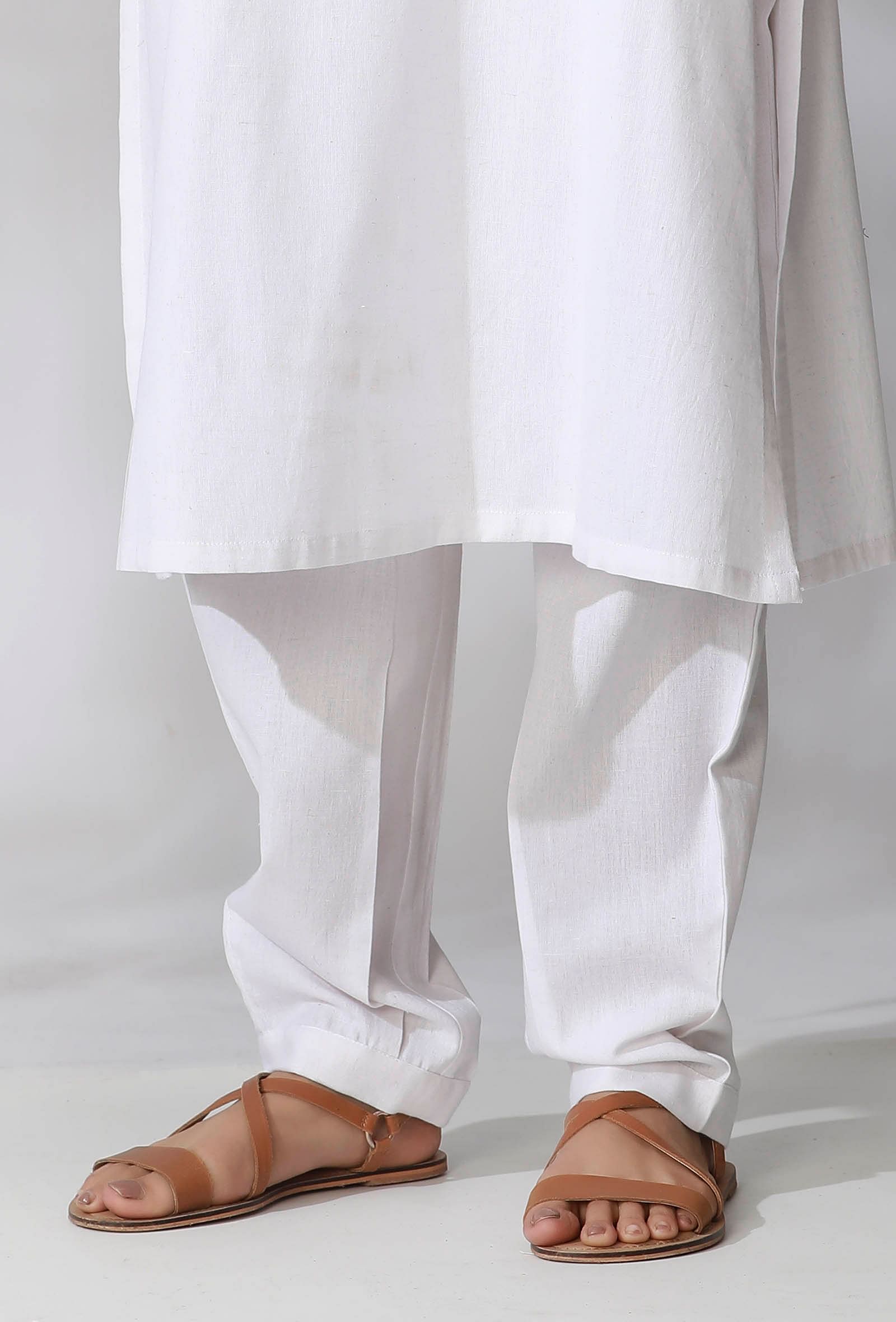 White Plain Slip Kurta