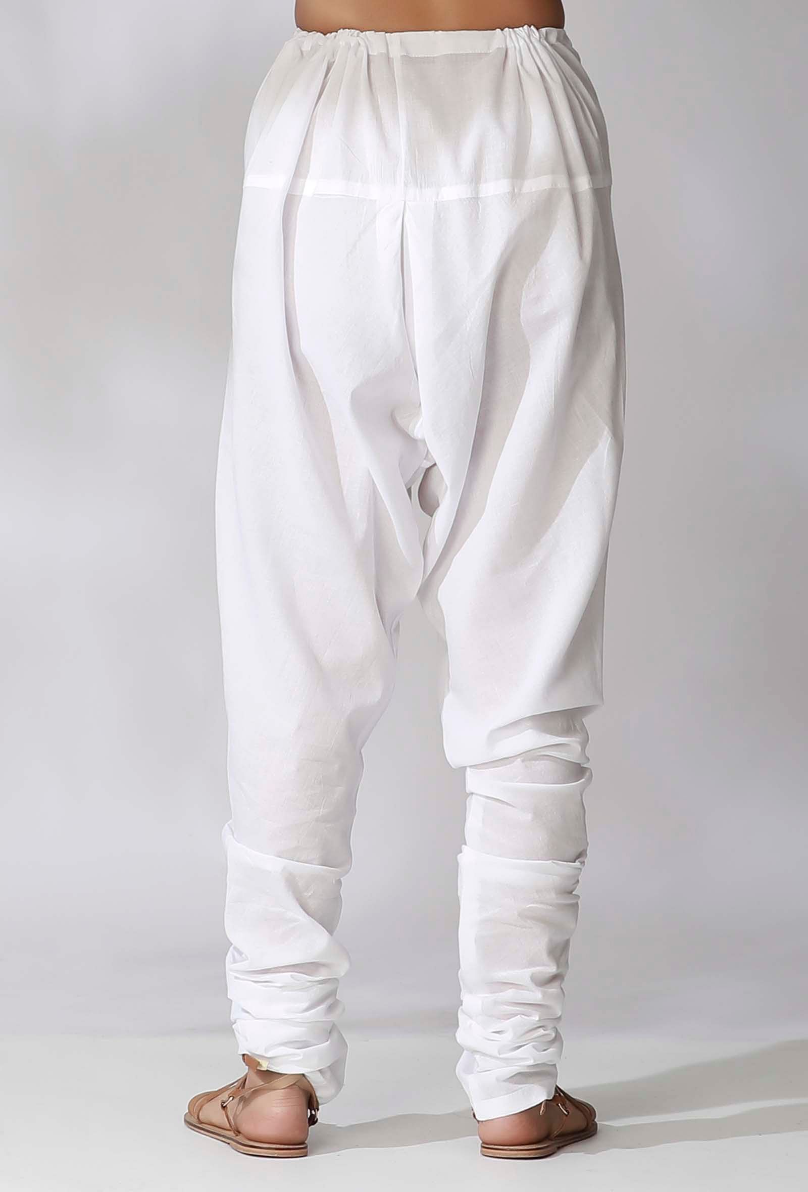 White Cotton Churidar