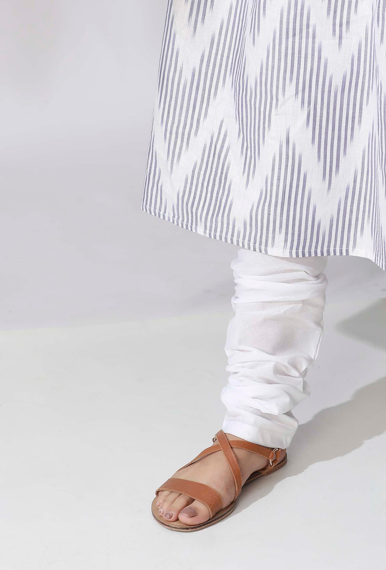 White Cotton Churidar