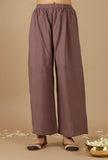 Set Of 2: Bandhani Flared Sleeves Kurta With loose straight Pants