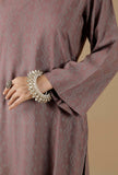 Set Of 2: Bandhani Flared Sleeves Kurta With loose straight Pants