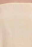 Light Yellow Cotton Cambric Flared Slip