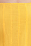 Bumblebee Yellow Cotton Kalidar Slip Kurta