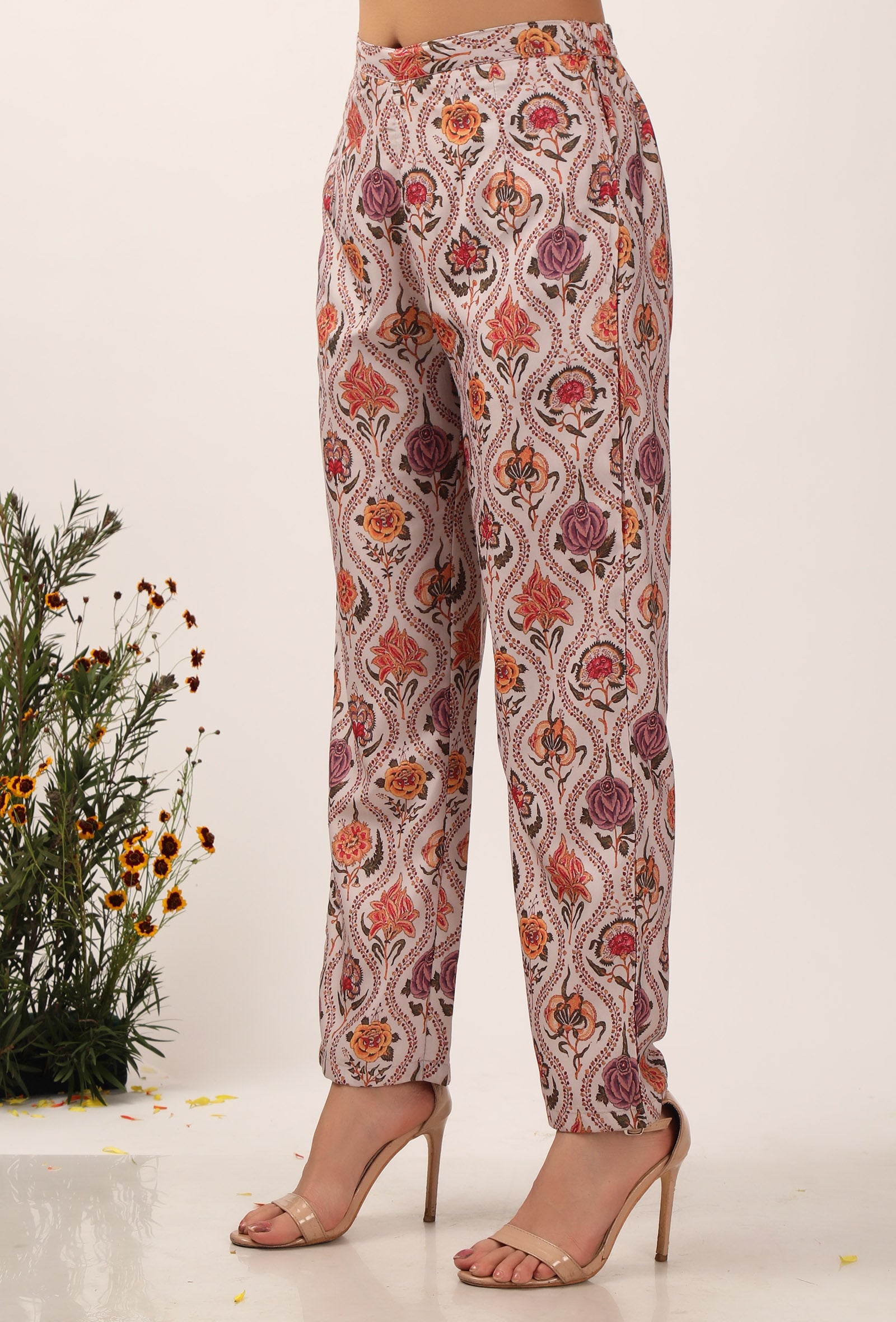 Airi Floral Chintz Narrow Fit Pants