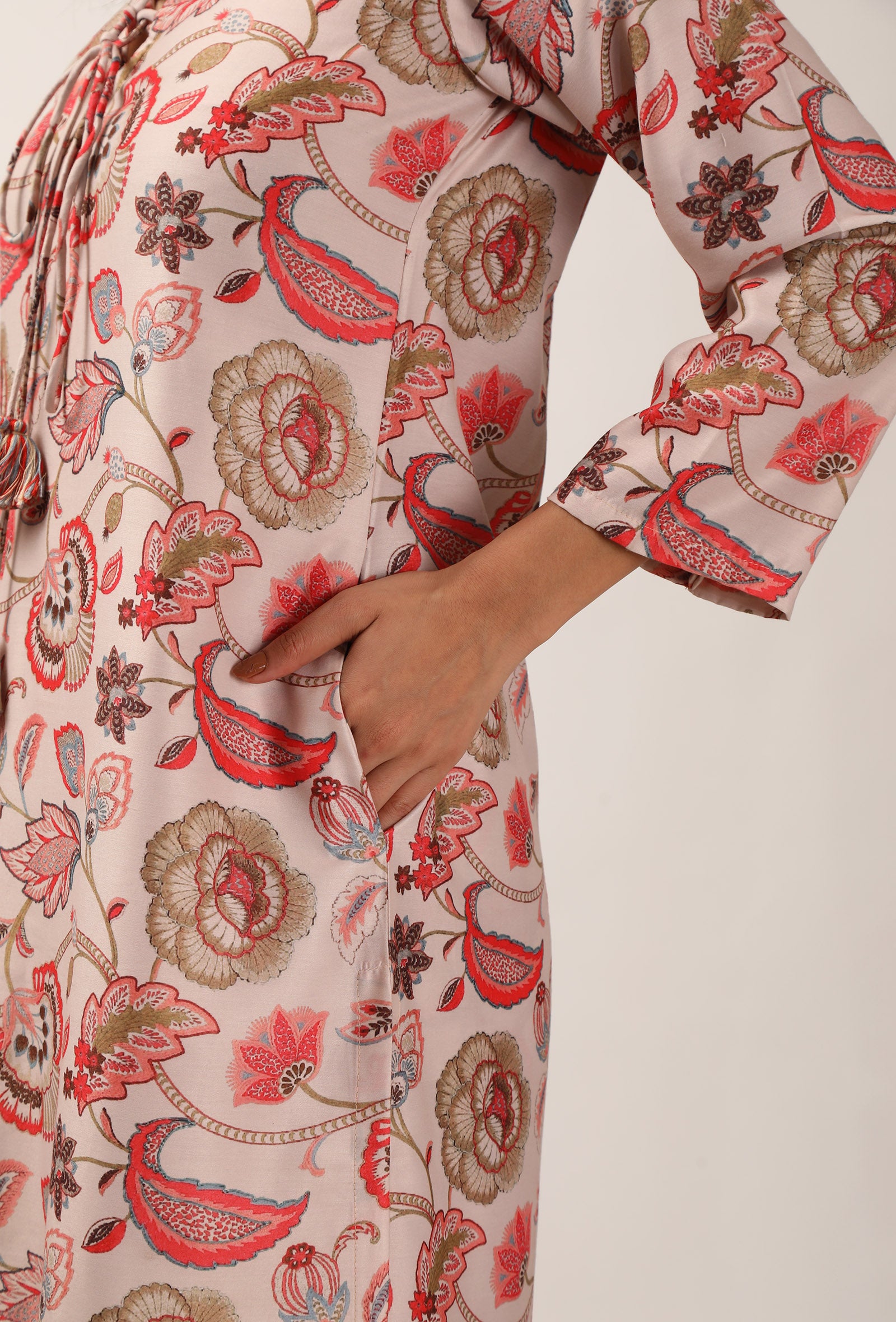 Ambi Floral Chintz Straight Kurta