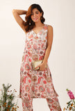 Ambi Floral Chintz Sleeveless Straight Kurta