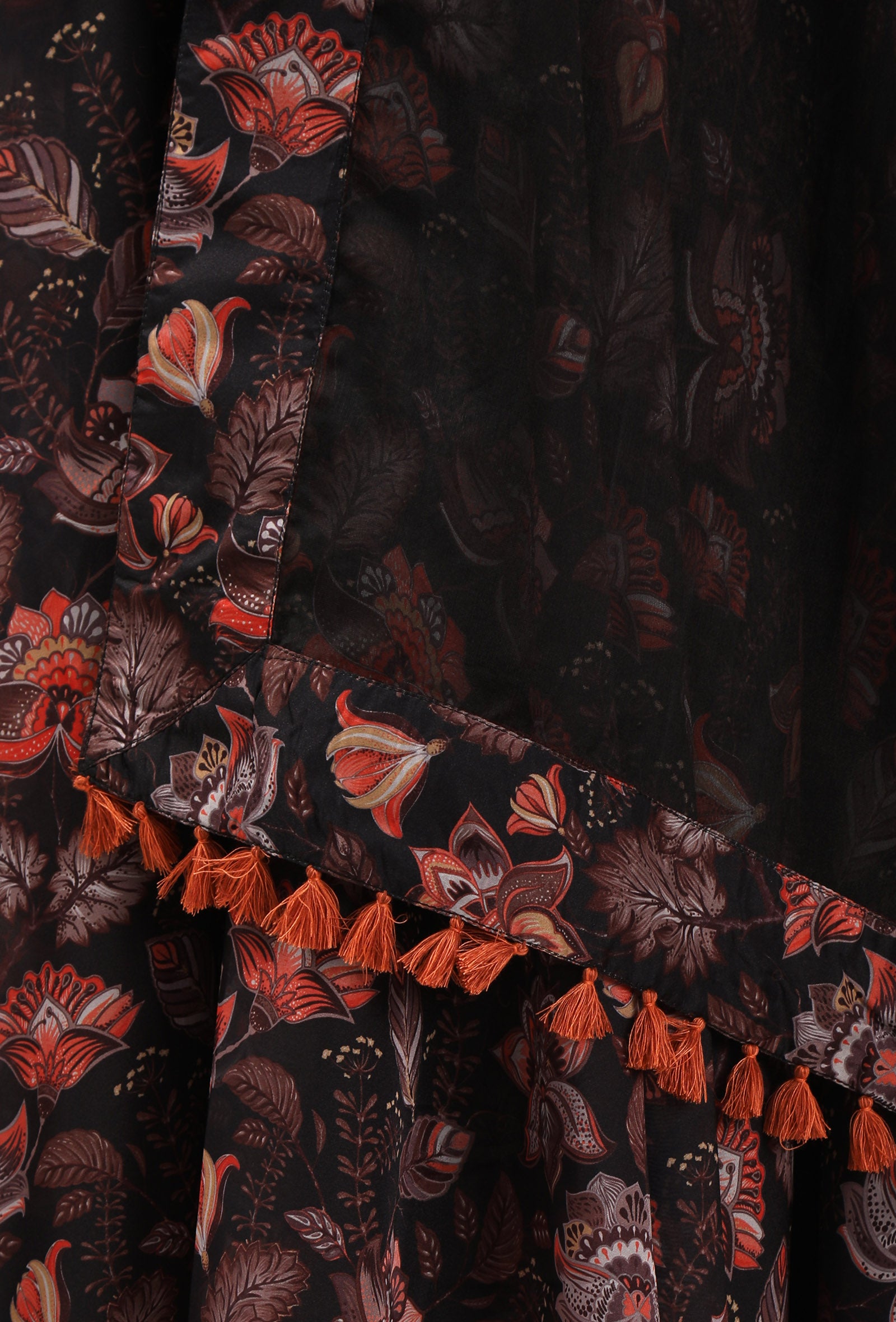 Zoon Organza Tasseled Dupatta