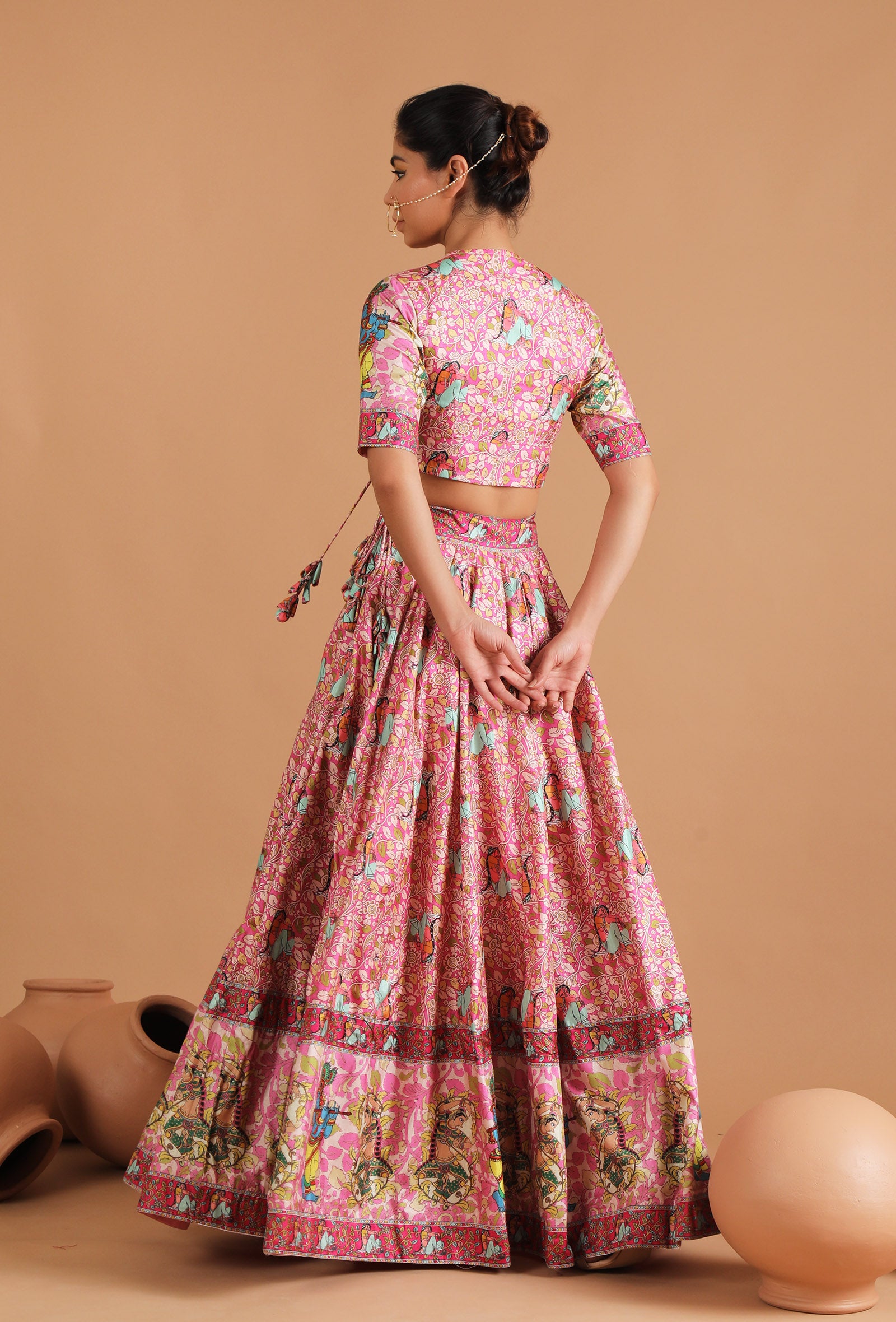 Anika Allover Kalamkari Blouse